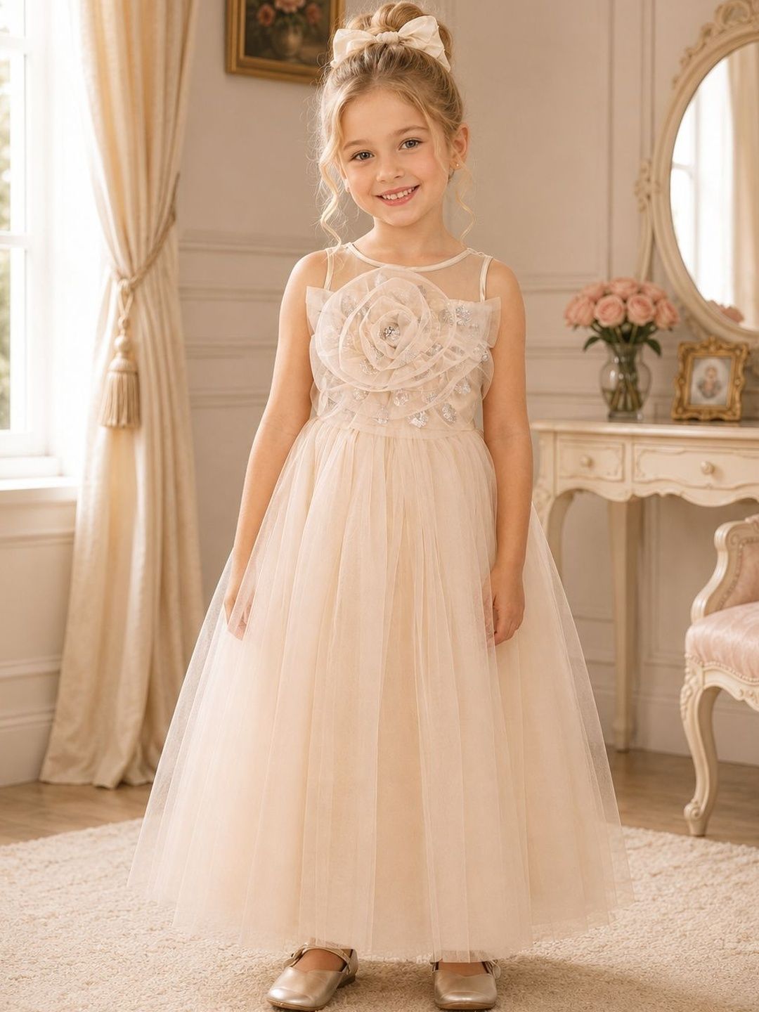 Dripteen Applique Net Maxi Dress-picture-31