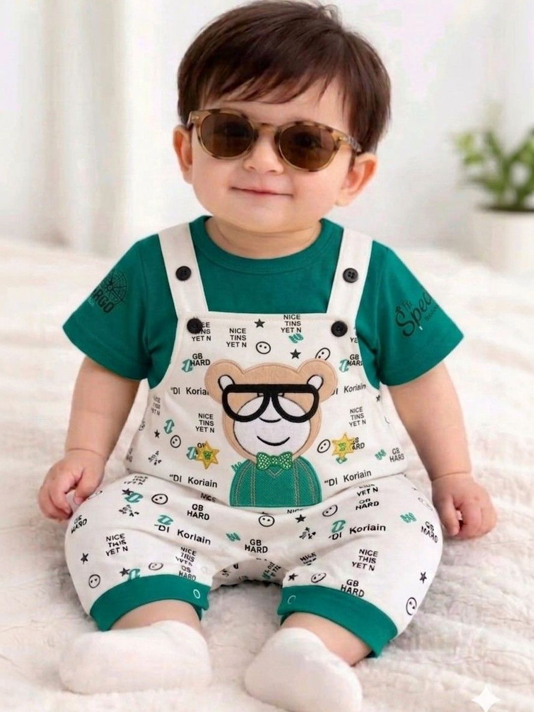 NEMI CREATION Infants Printed Cotton Rompers-picture-26
