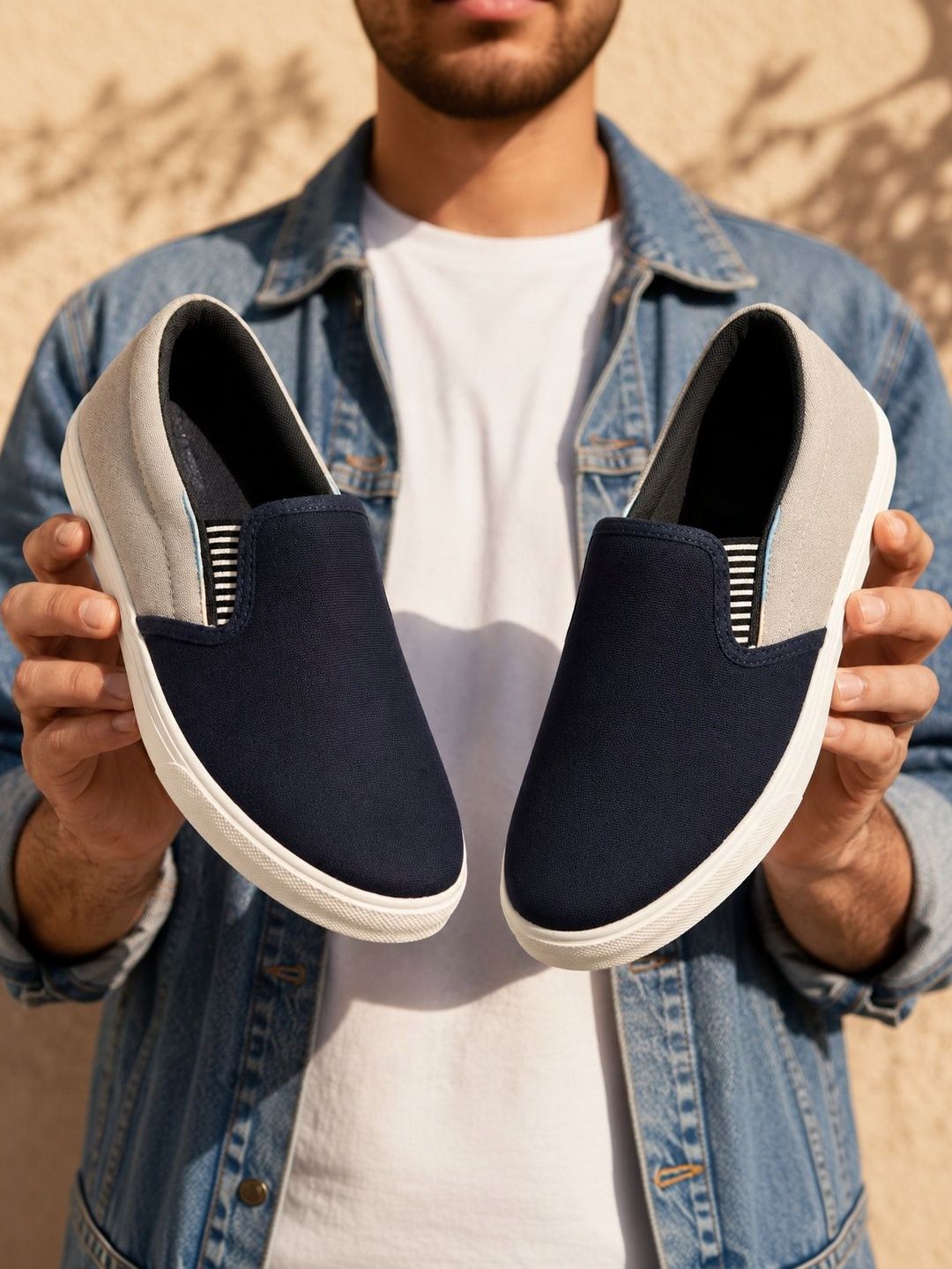 JOOTIYAPA Men Colourblocked Slip-On Sneakers-picture-12