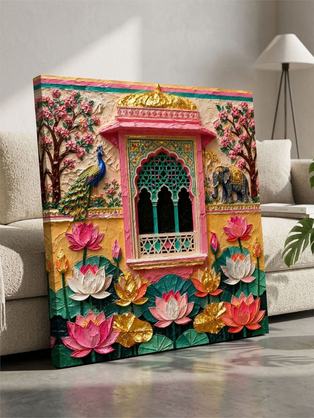 SAF Multicoloured Canvas Other Wall Paintings-picture-47