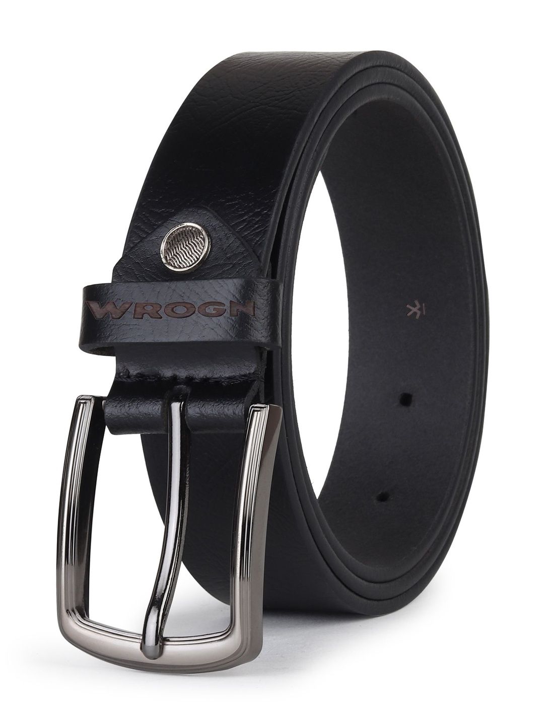 WROGN Men Textured Leather Belt-picture-30