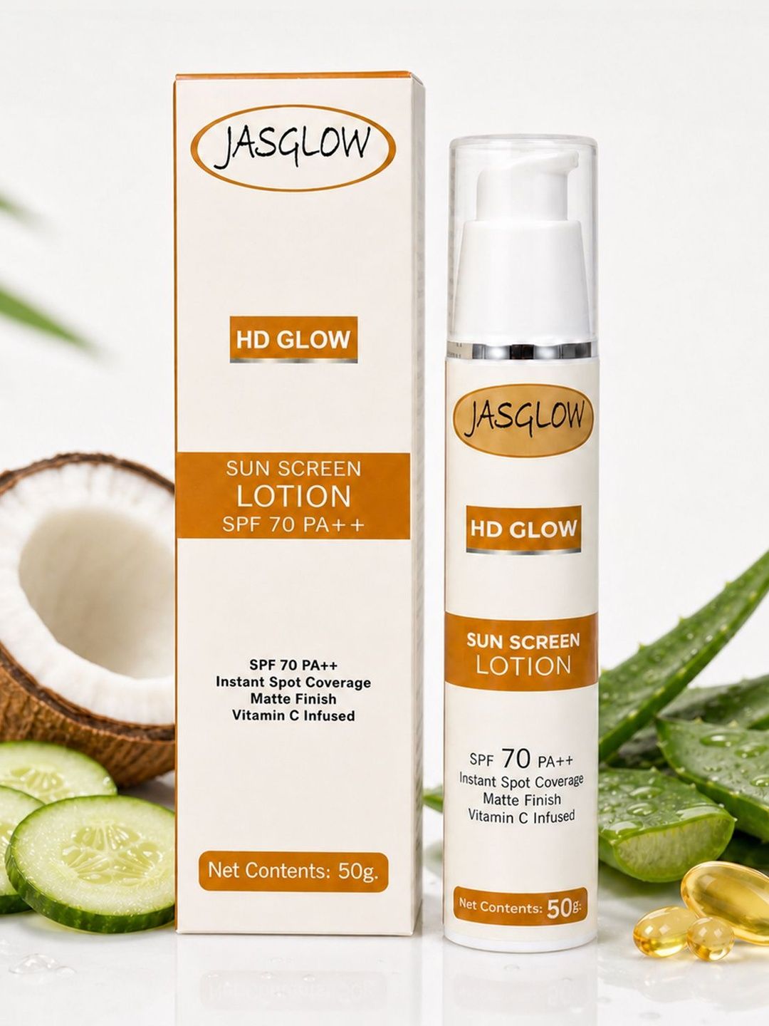 JASGLOW Sunscreen Lotion SPF 70 PA++ - 50 g-image-32