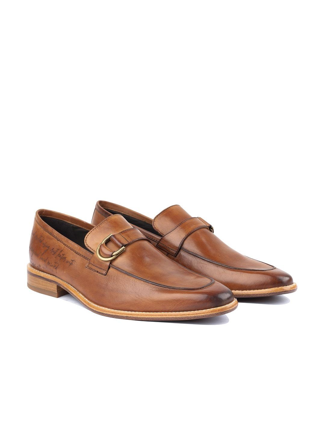 Language Men Pointed Toe Slip-On Formal Loafers-picture-30