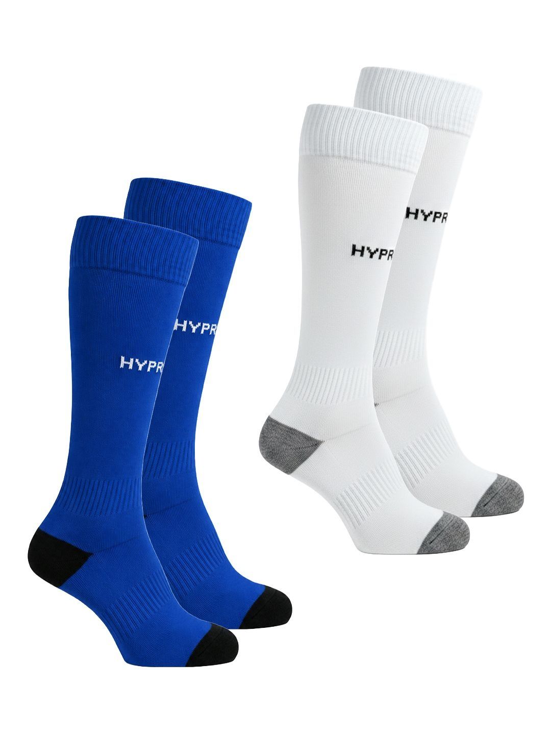 HYPR FIT Unisex Pack of 2 Cotton Blend Knee Length Socks-picture-45
