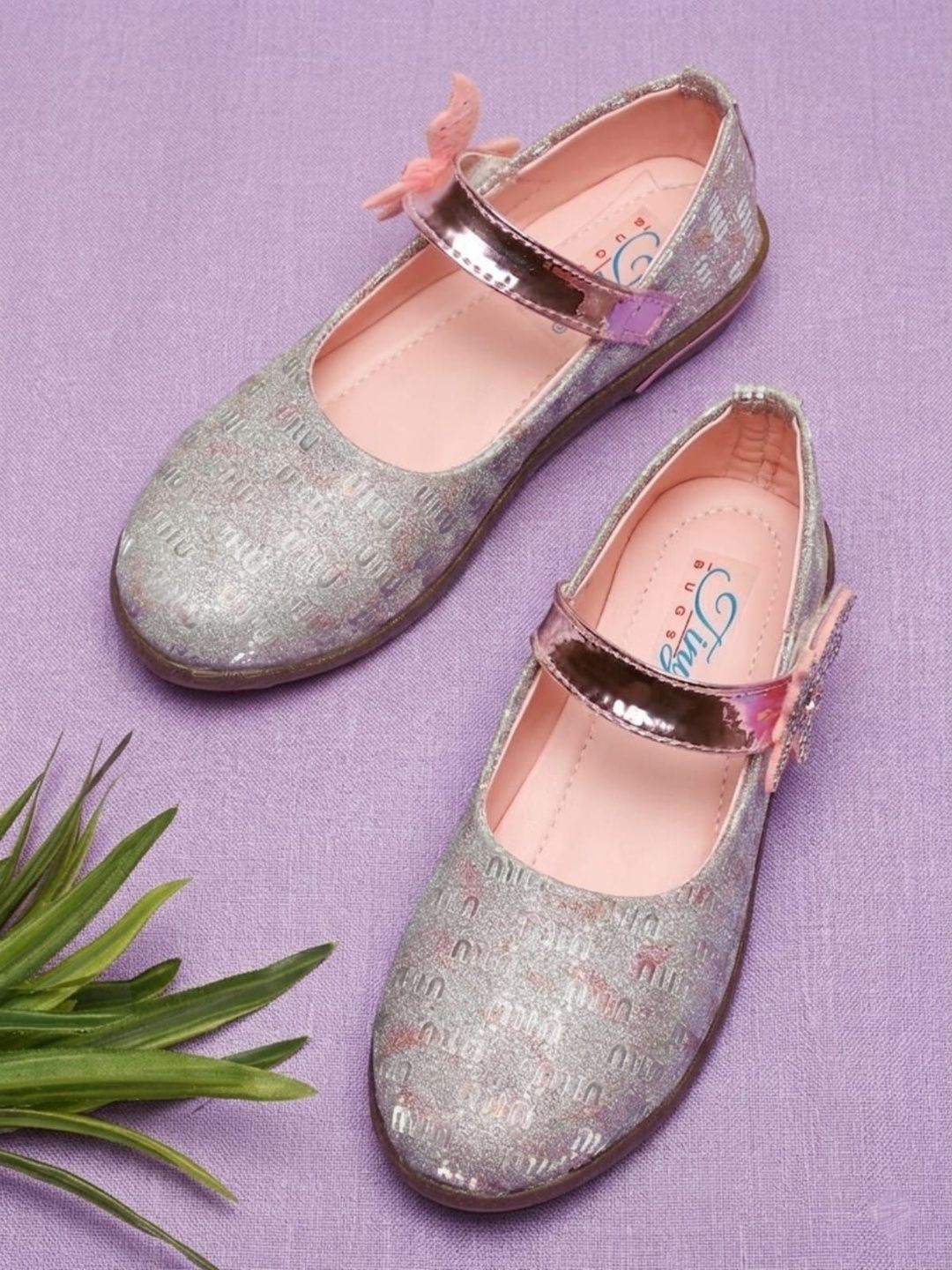 Tiny Bugs Printed Round Toe Ballerinas-picture-30