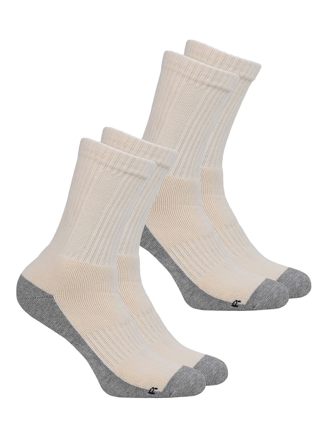 HYPR FIT Unisex Pack of 2 Cotton Colourblocked Calf Length Socks-image-43
