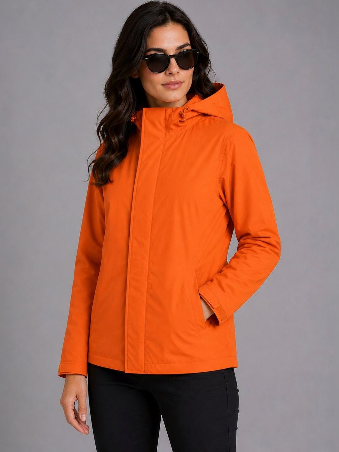 HOUSE OF VEDAS Waterproof Hooded Rain Jacket-picture-10
