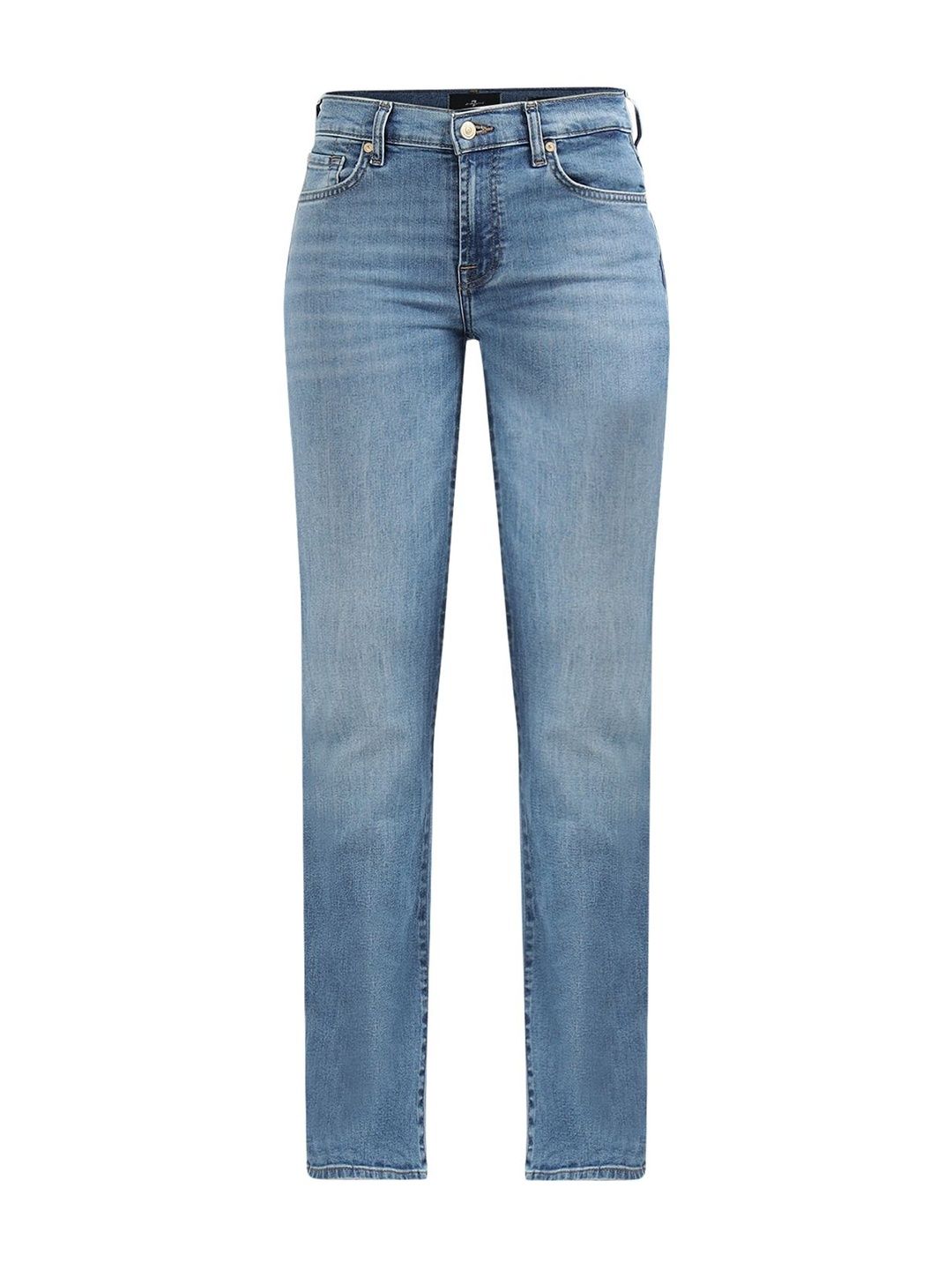 7 For All Mankind Women Light Blue HW Ali Pine Jeans-picture-18