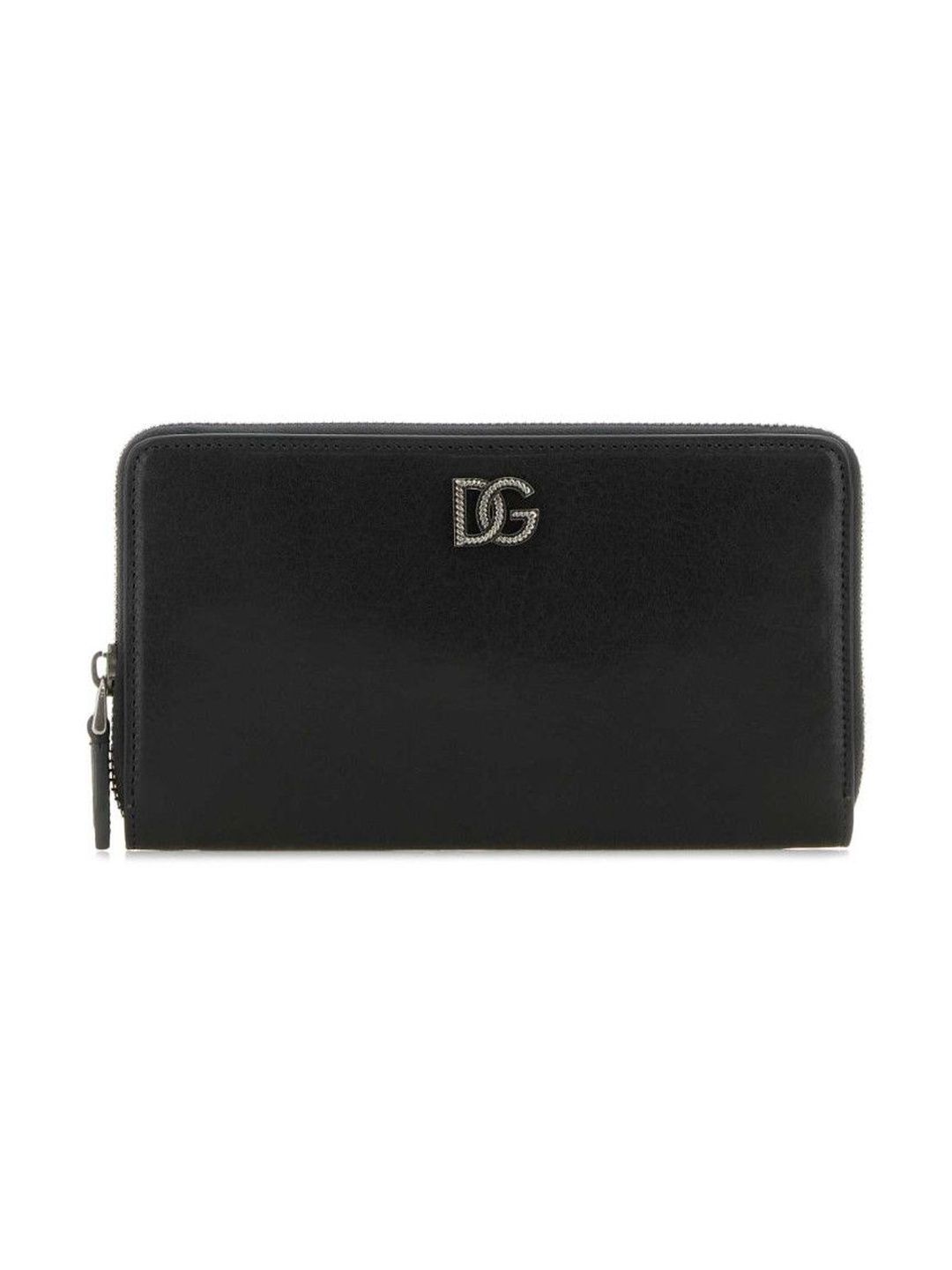 dolce & gabbana Black Logo Zip Around Solid Wallet-picture-13