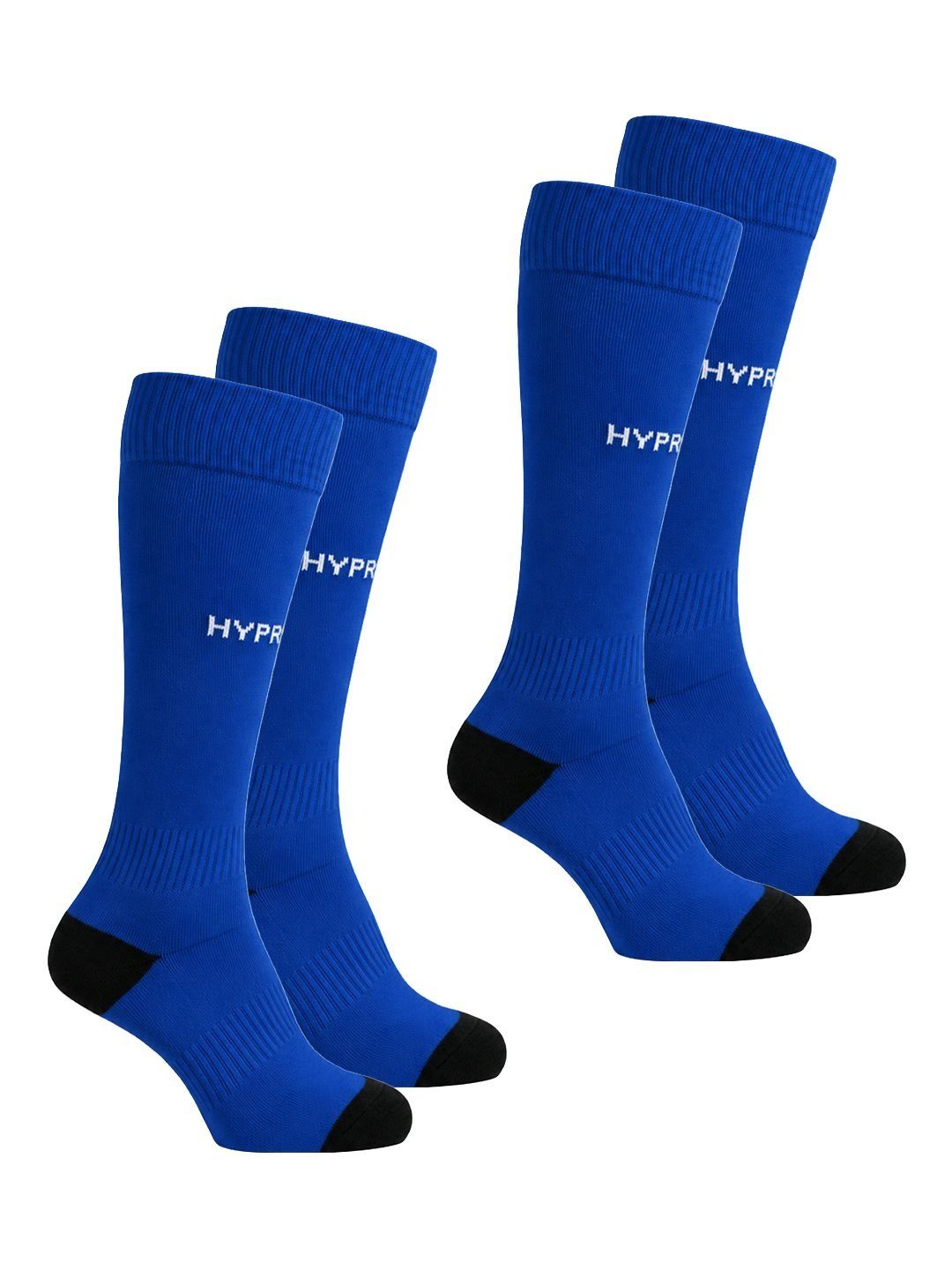 HYPR FIT Unisex Pack of 2 Cotton Blend Colourblocked Calf Length Socks-picture-31
