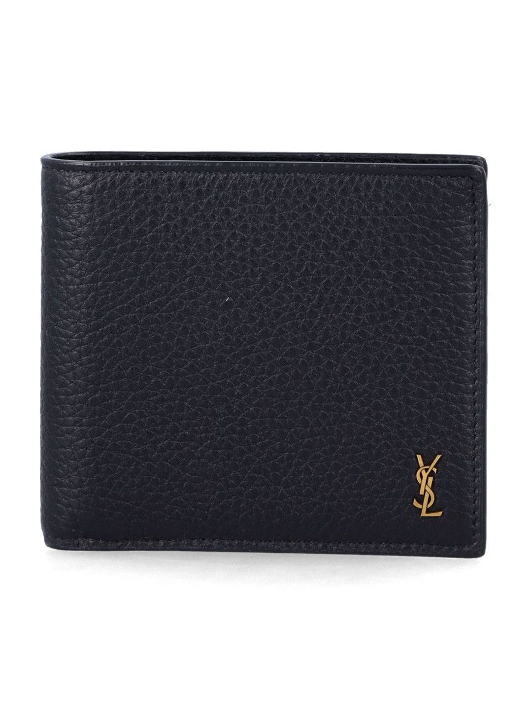 saint laurent Black Logo Textured Wallet-picture-48