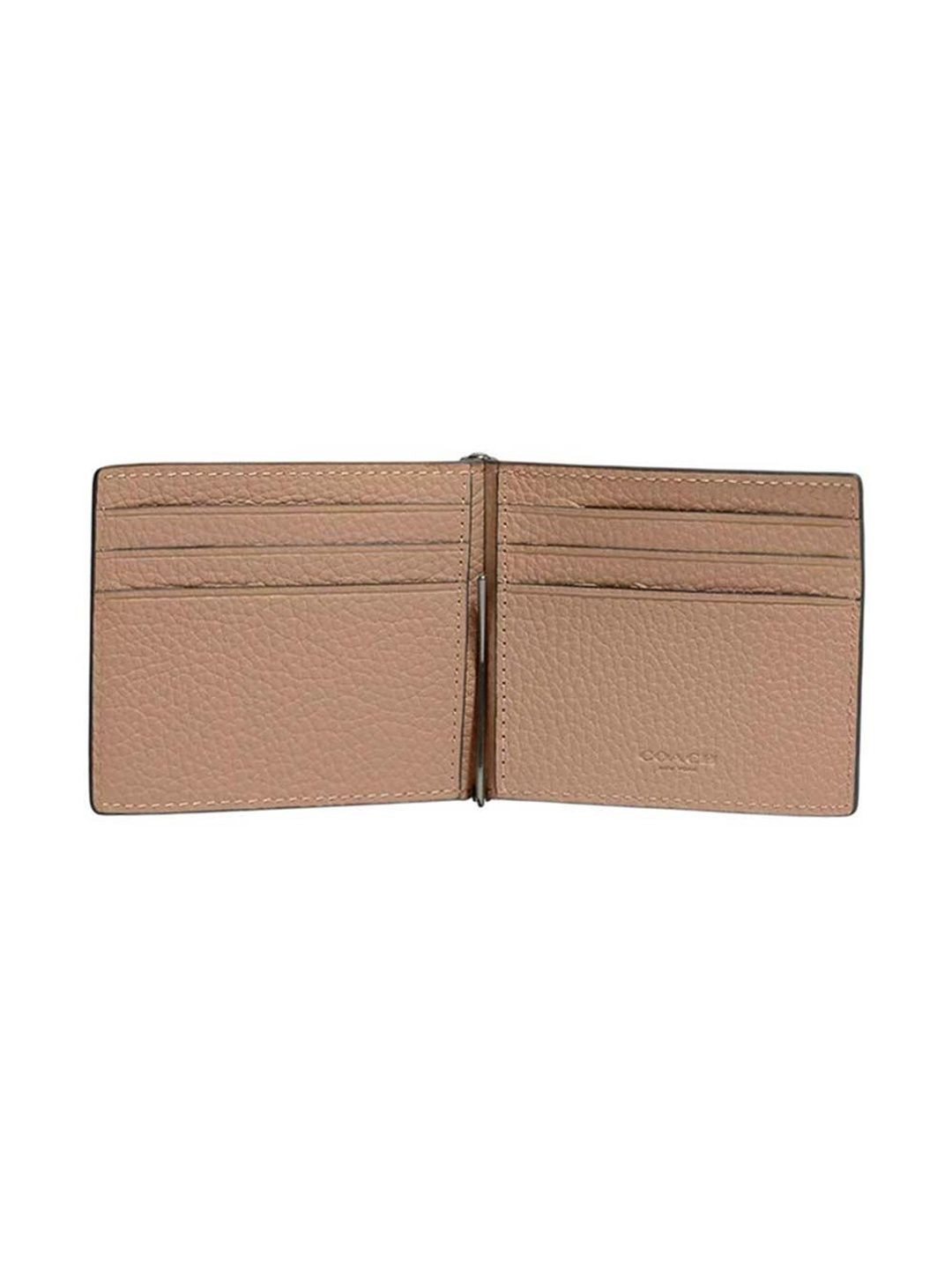 Coach Taupe Logo Slim Wallet-picture-34