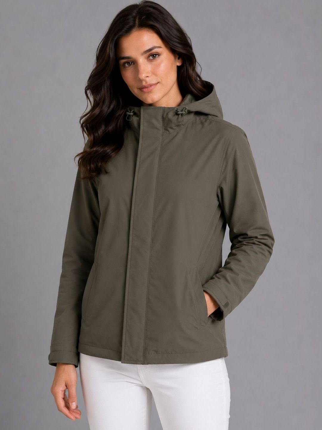 HOUSE OF VEDAS Women Polyester Rain Jacket-picture-18