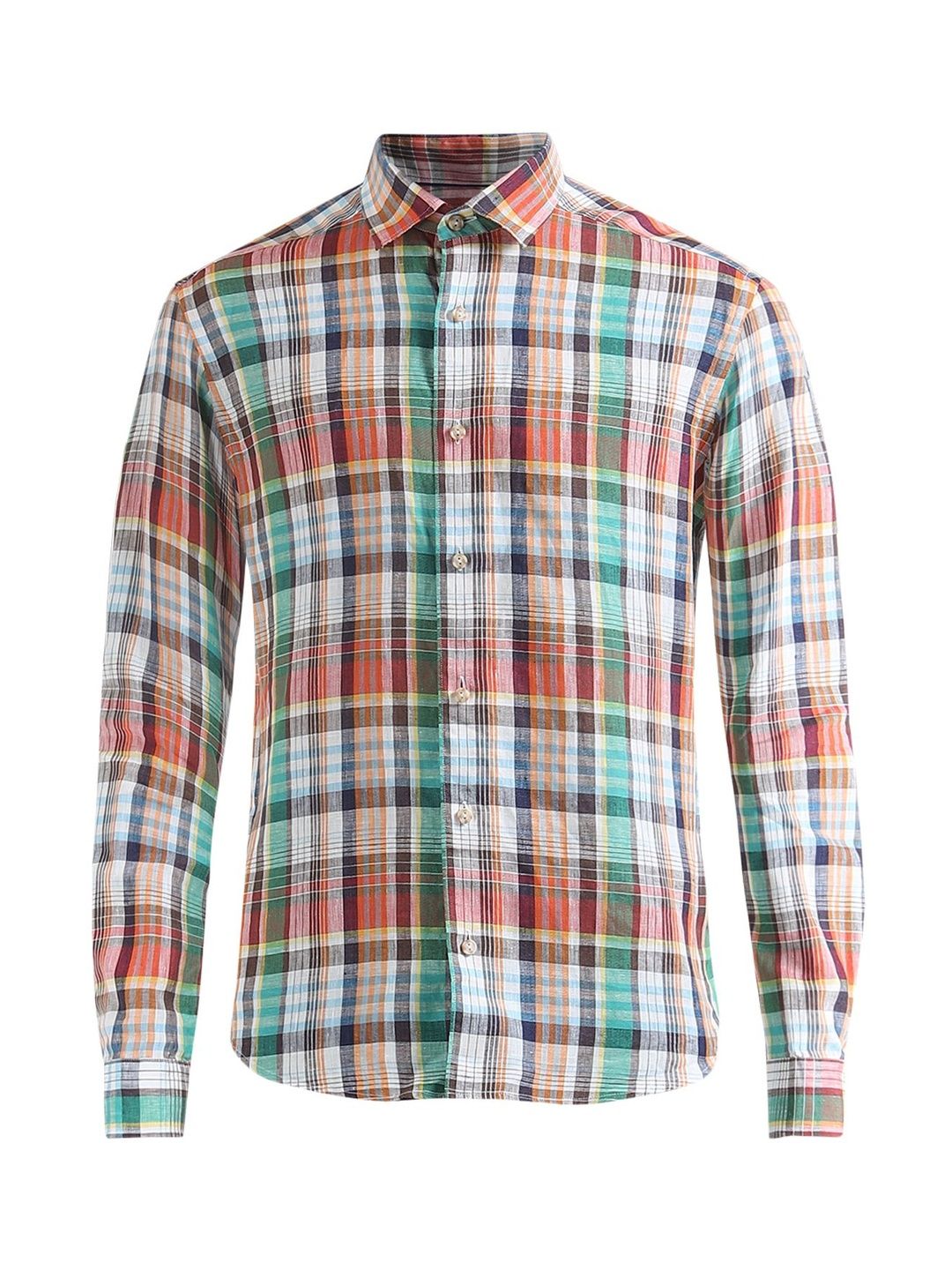 Eton Men Checked Casual Shirt-image-18