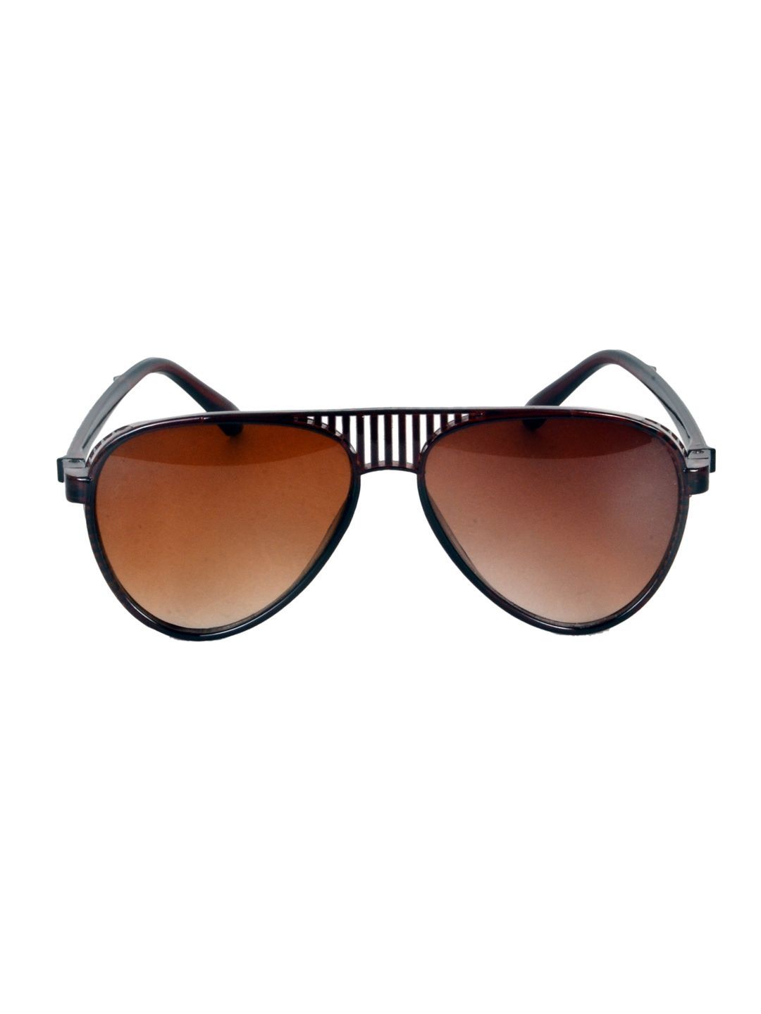 SZN Unisex Brown Lens & Brown Aviator Sunglasses with-picture-33