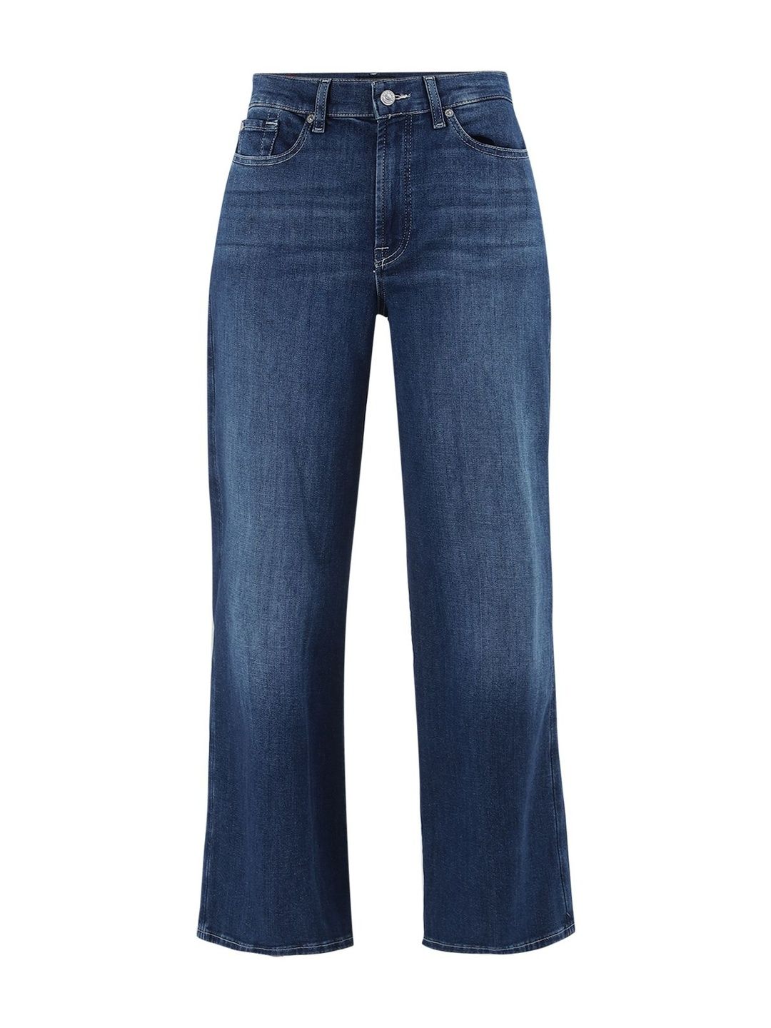 7 For All Mankind Women Mid Wash Lotta Ankle Denim Jeans-picture-46