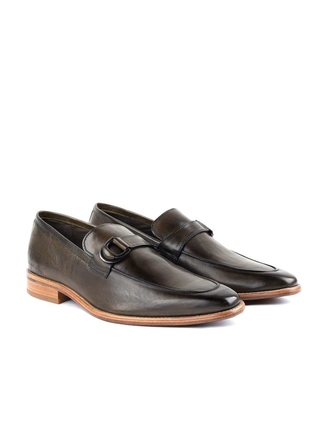 Language Men Round Toe Slip-On Formal Loafers-picture-48