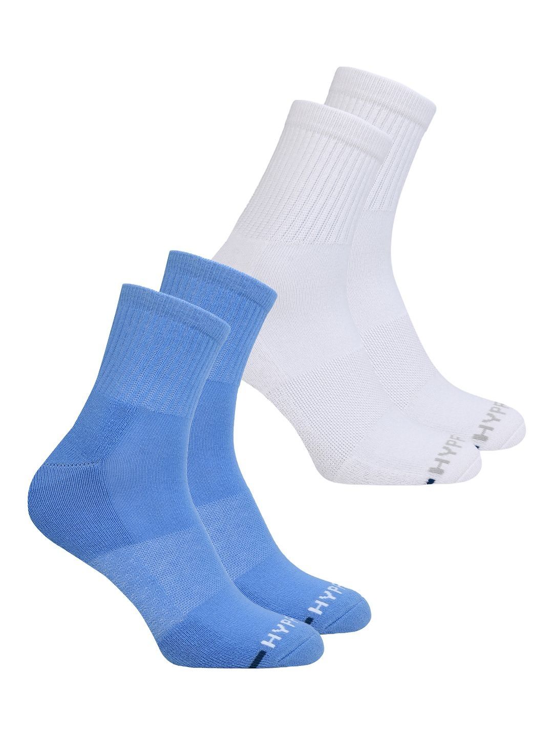 HYPR FIT Unisex Pack of 2 Cotton Above Ankle Socks-picture-0