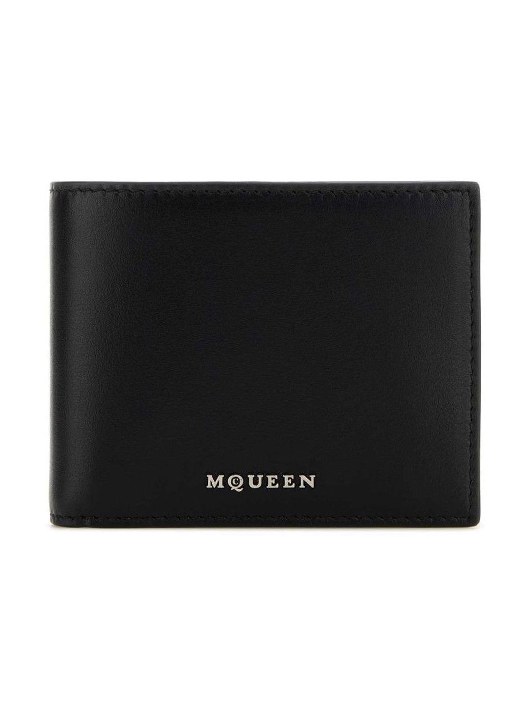 Black Logo Solid Wallet-image-24