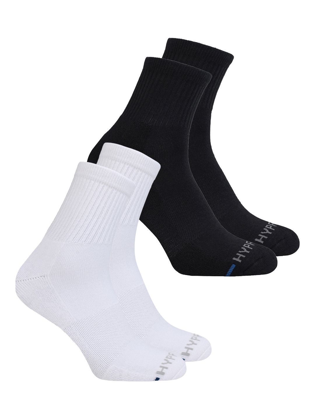 HYPR FIT Unisex Pack of 2 Cotton Ankle Length Socks-picture-32