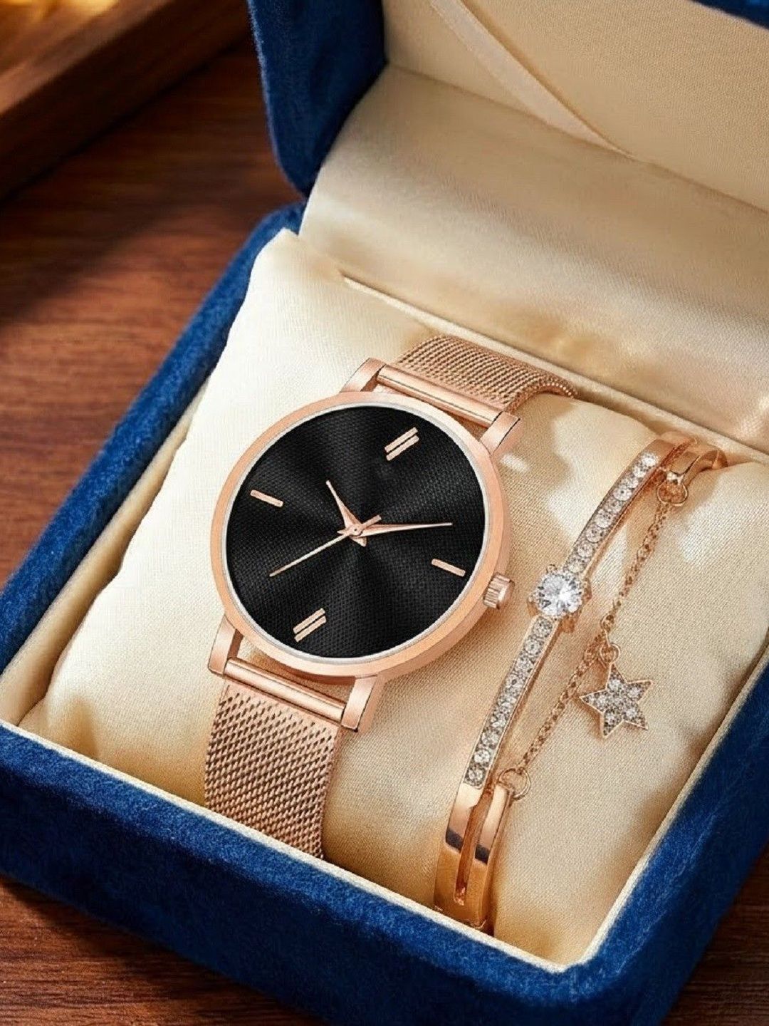 Moda Rapido Women Bracelet Style Straps Watch Moda Heavy rizly Blk&star BraceletMG-picture-40