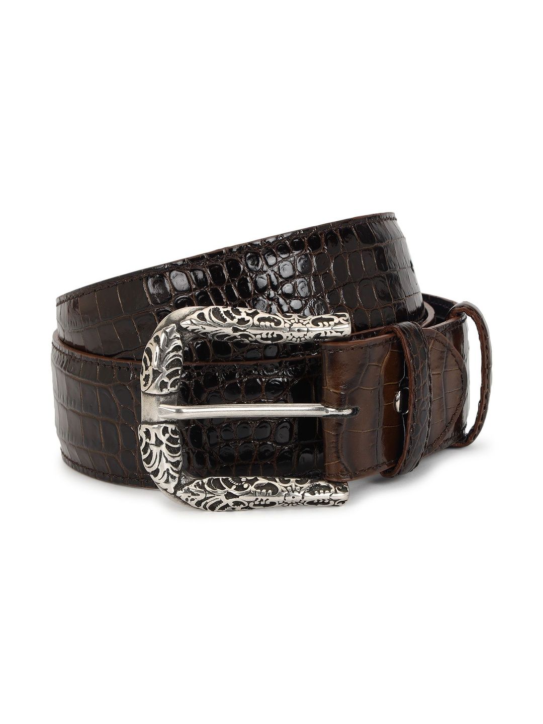 ELLIOT RHODES Men Textured Leather Belt-picture-33