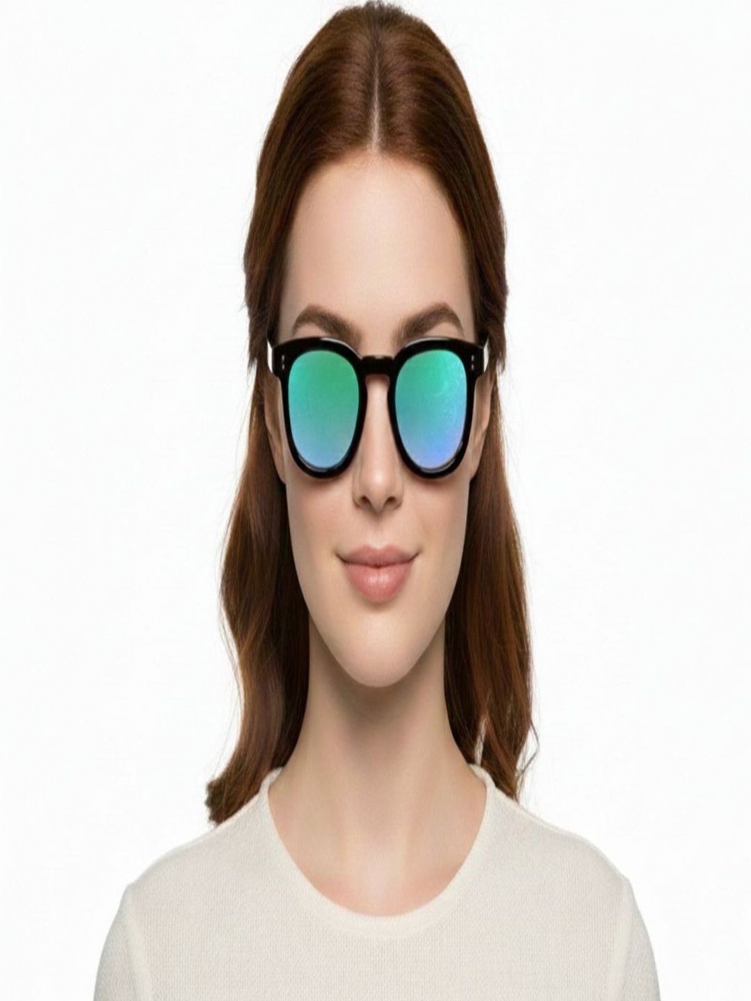 SZN Unisex Mirrored Lens & Black Rectangle Sunglasses with-picture-47