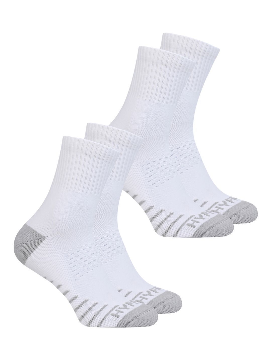 HYPR FIT Unisex Pack of 2 Colourblocked Ankle Length Socks-picture-41