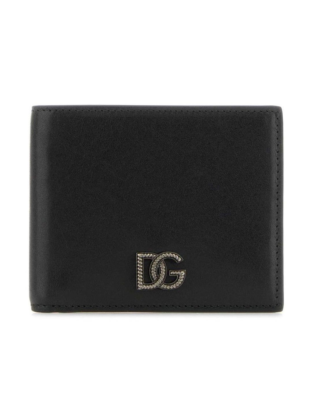 Black Logo Solid Wallet-image-25
