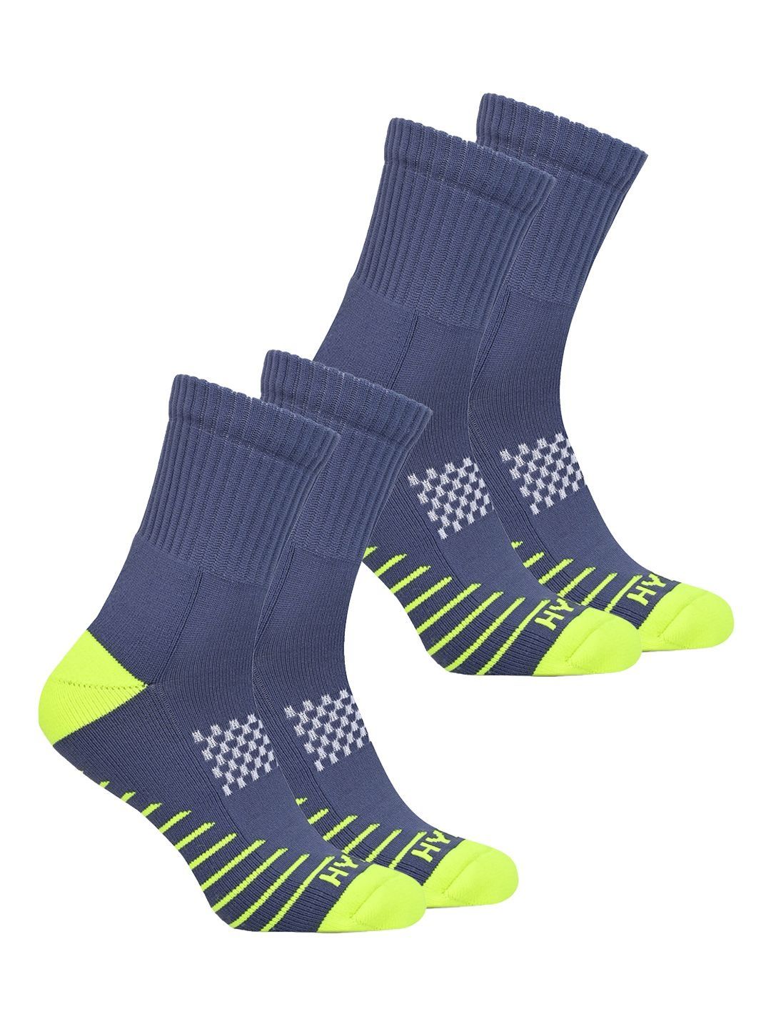 HYPR FIT Unisex Pack of 2 Patterned Above Ankle Socks-picture-39