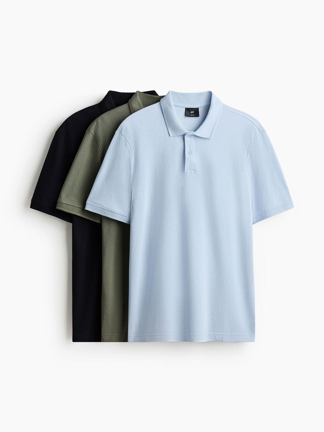 H&M Men Polo Collar Pockets T-shirt-picture-47