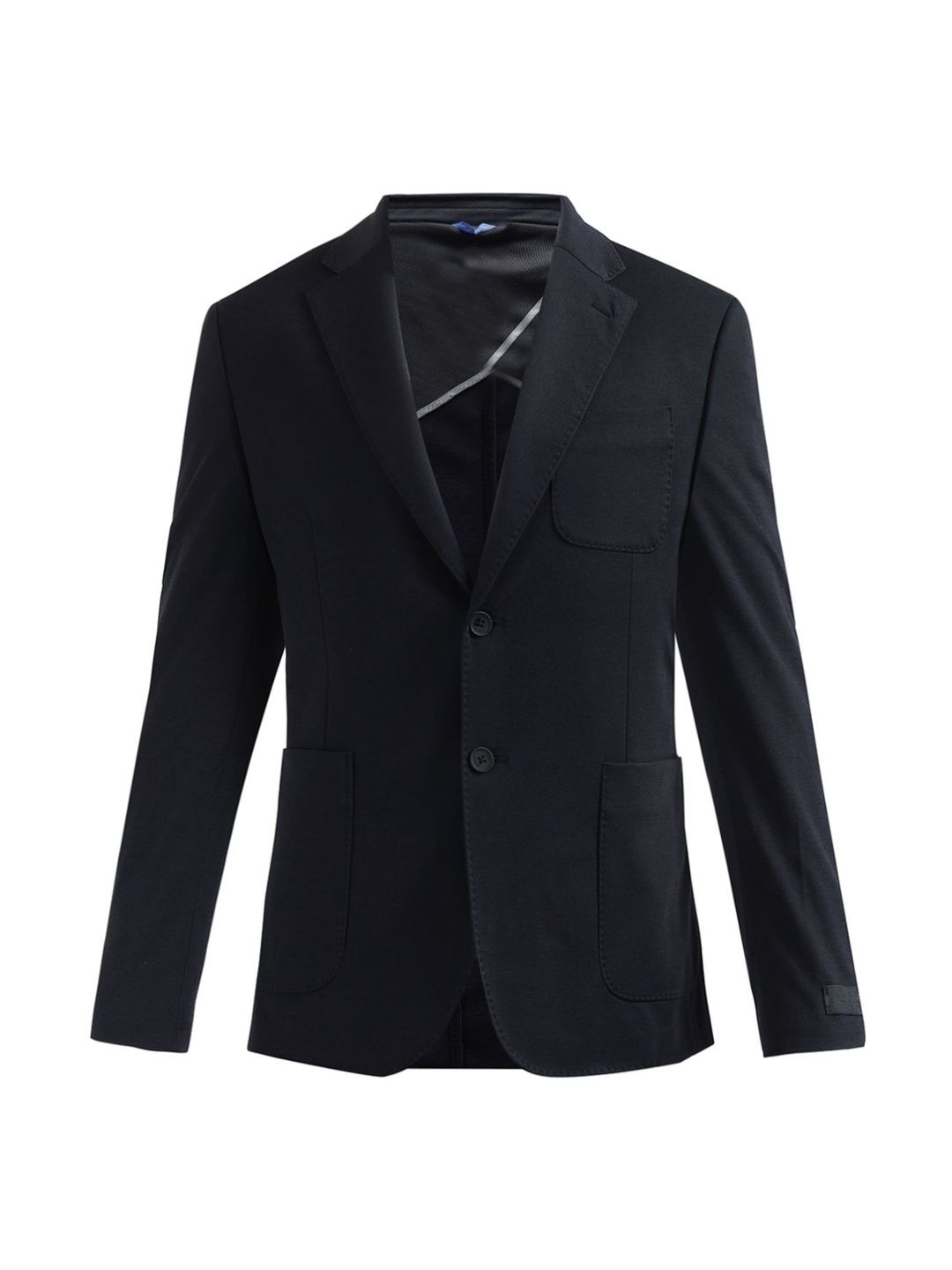 Ted Baker Men Navy Merickj Tech Knit Blazer-image-15