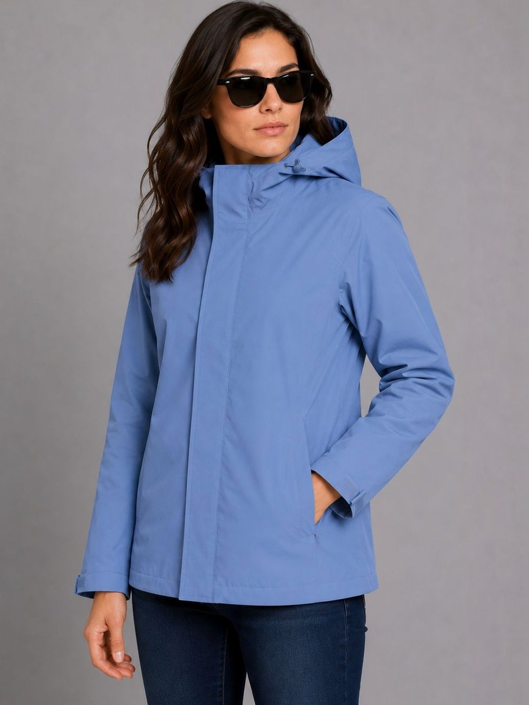 HOUSE OF VEDAS Waterproof Hooded Rain Jacket-picture-24