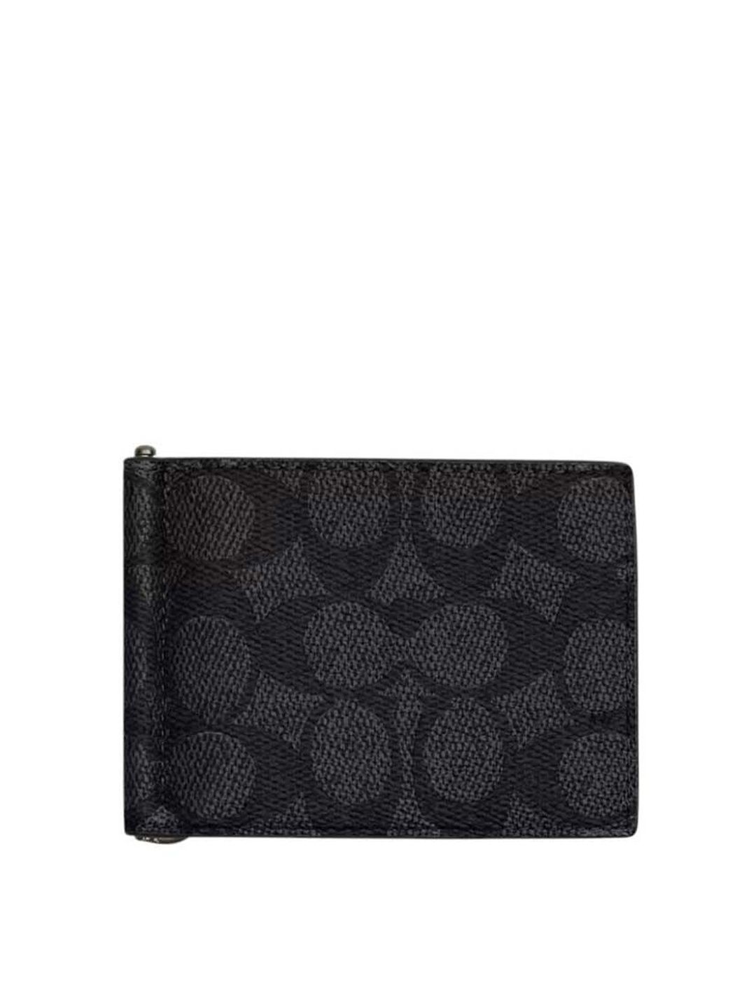 Coach Black Signature Slim Wallet-picture-38