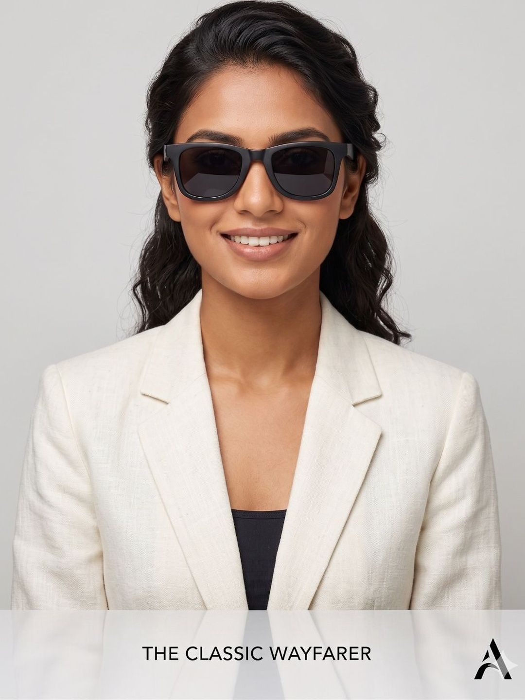 SZN Unisex Grey Lens & Black Wayfarer Sunglasses with-picture-26