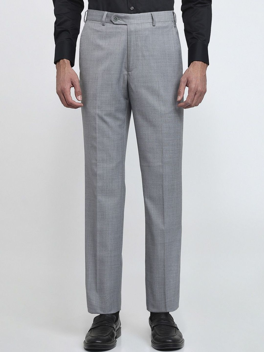 Raymond Men Mid Rise Formal Trousers-picture-36