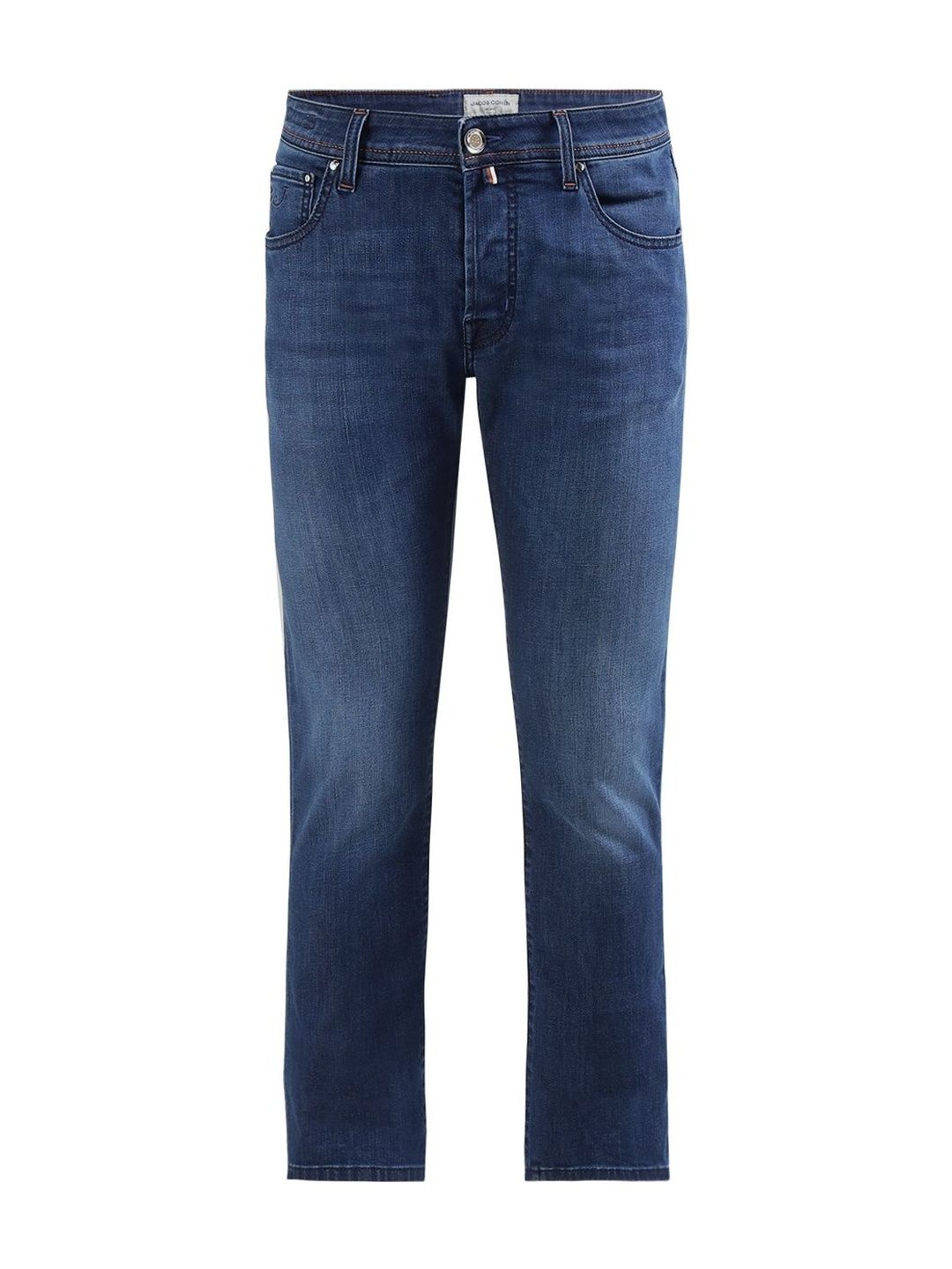 Jacob Cohen Men Slim Fit Mid-Rise Light Fade Stretchable Jeans-picture-14