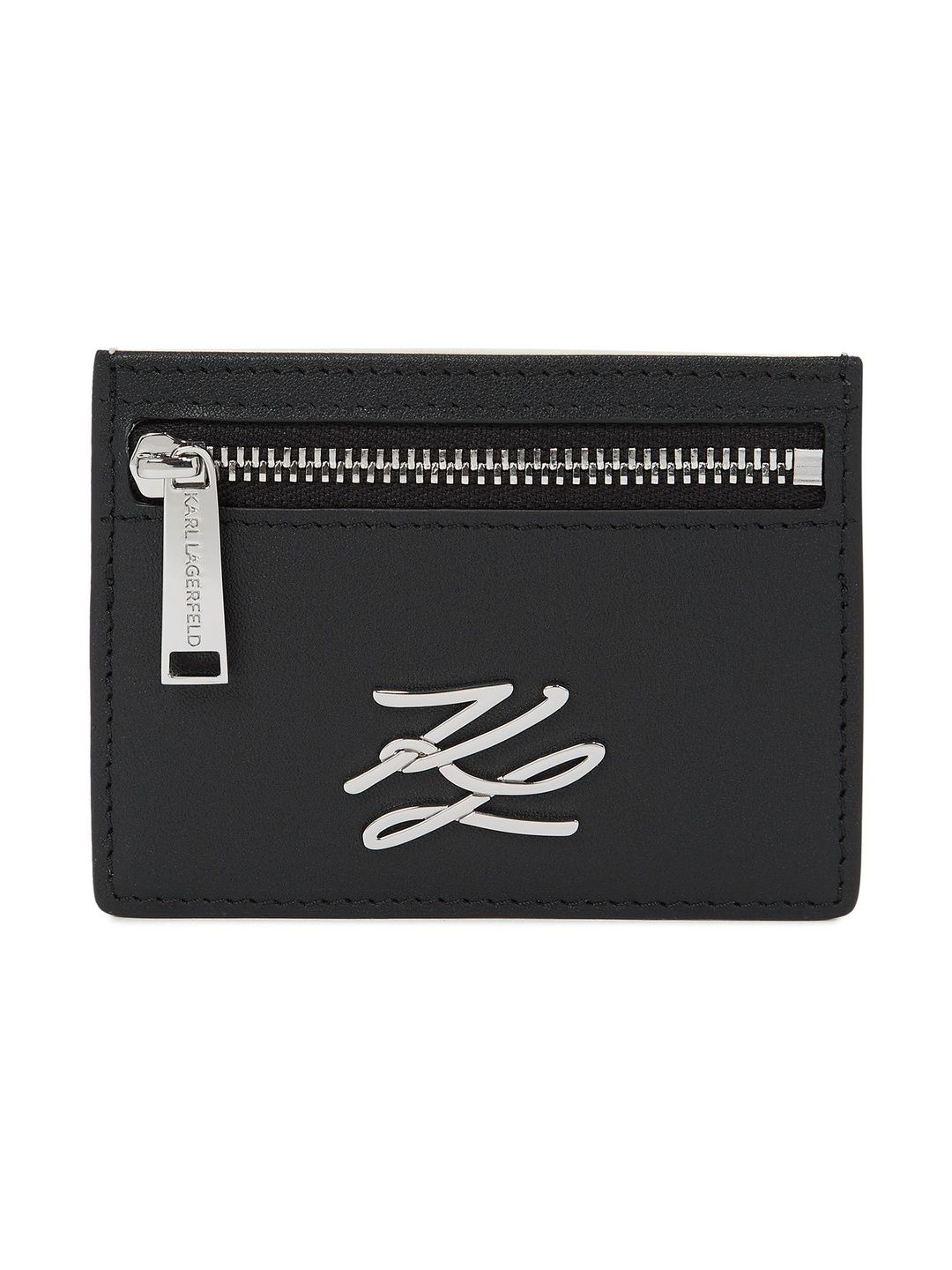 Karl Lagerfeld Men Black K Autograph Zip Cardholder-image-23