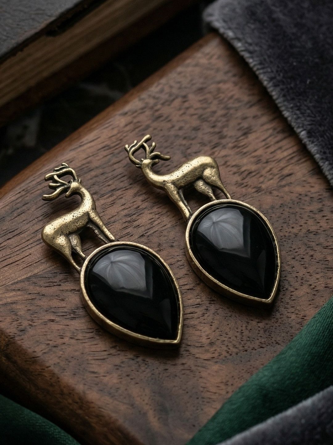 Bhagya Lakshmi Animal Shaped Drop Earrings-picture-19