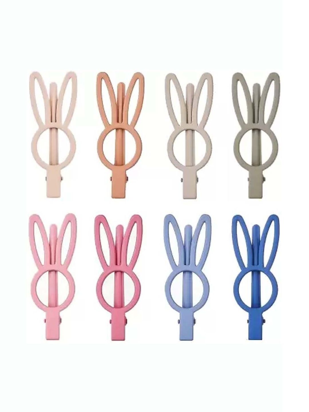 SZN Unisex Set Of 8 Alligator Hair Clip-picture-47