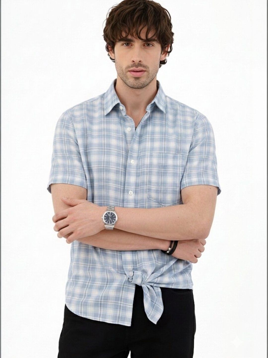 Roadster Men Classic Checked Casual Shirt-picture-54
