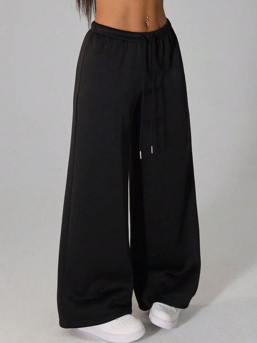 CLOTH N CODE Women Relaxed Straight Leg Trousers-image-10
