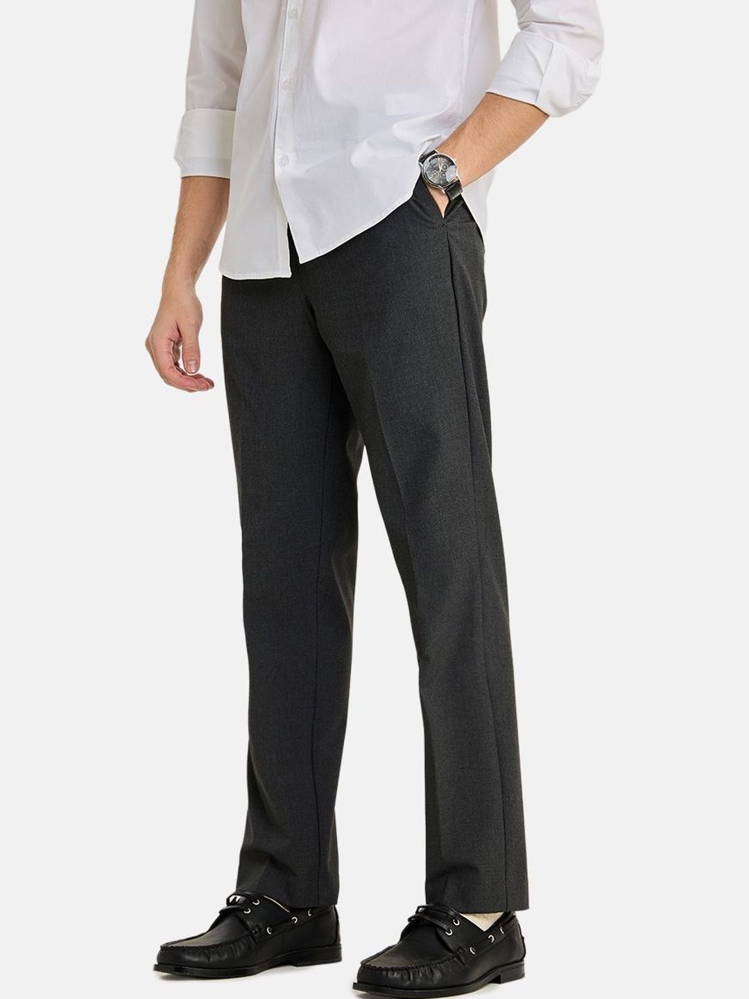 Snitch Men Slim Fit Trousers-picture-5