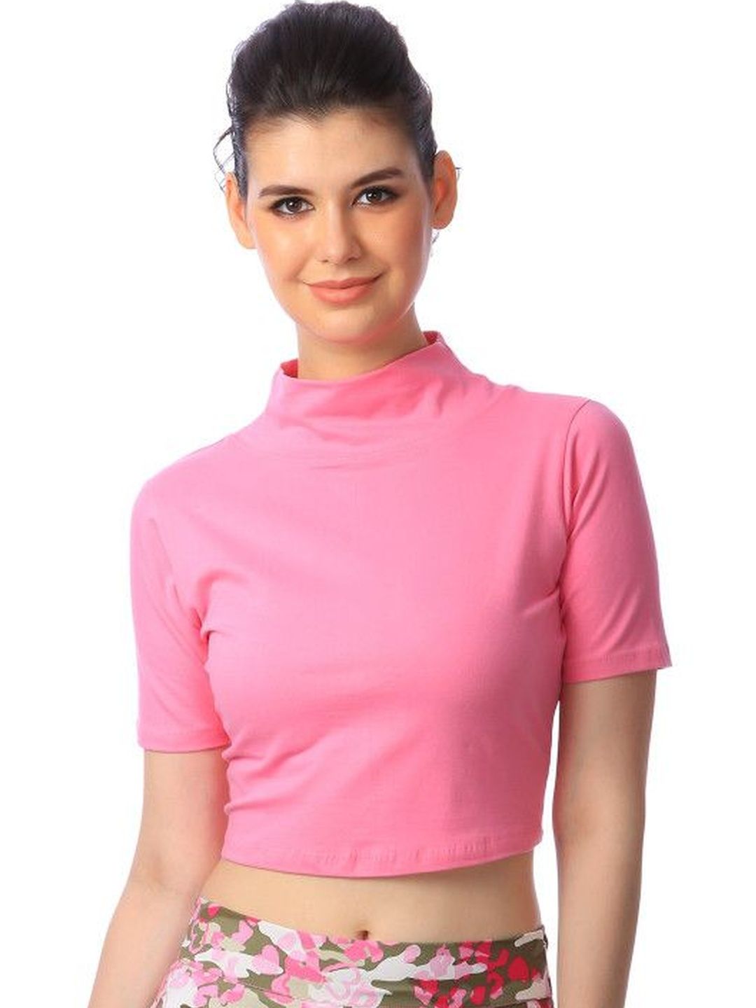 Moda Rapido Cotton Crop Top-image-3