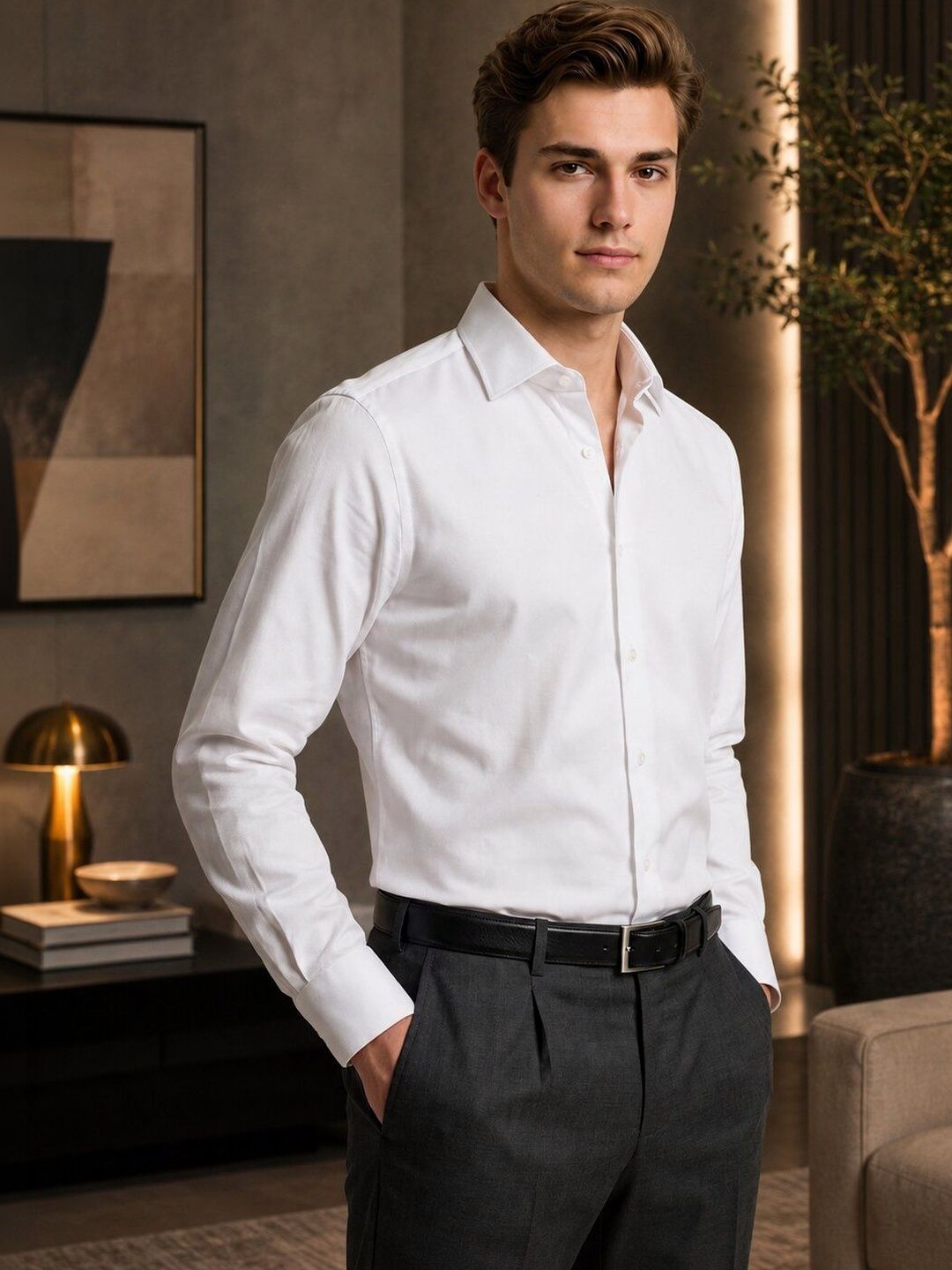 Turtle Men Standard Slim Fit Formal Shirt-image-13