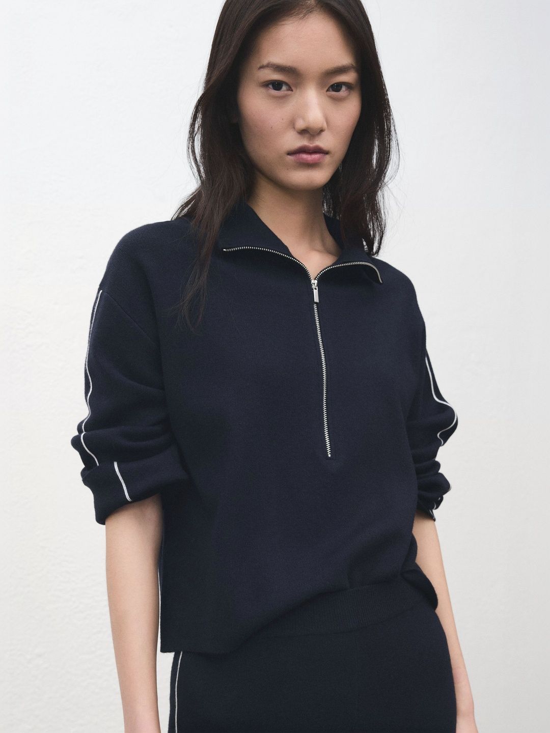 MANGO Mock Collar Pullover Sweater-picture-31