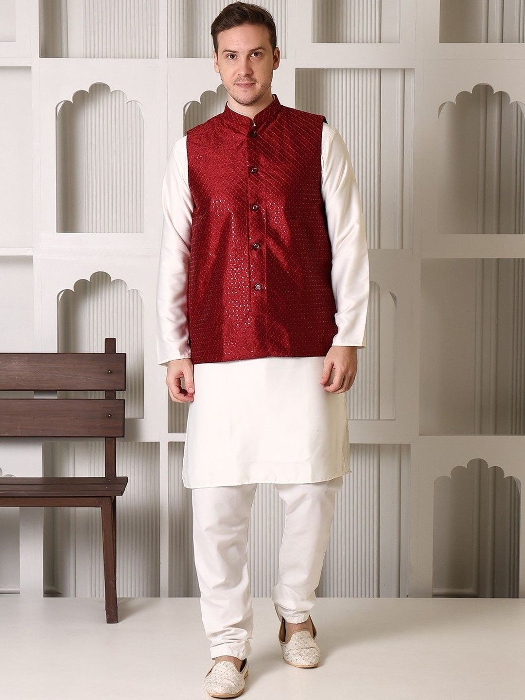 APPIX Embroidered Nehru Jackets-picture-39