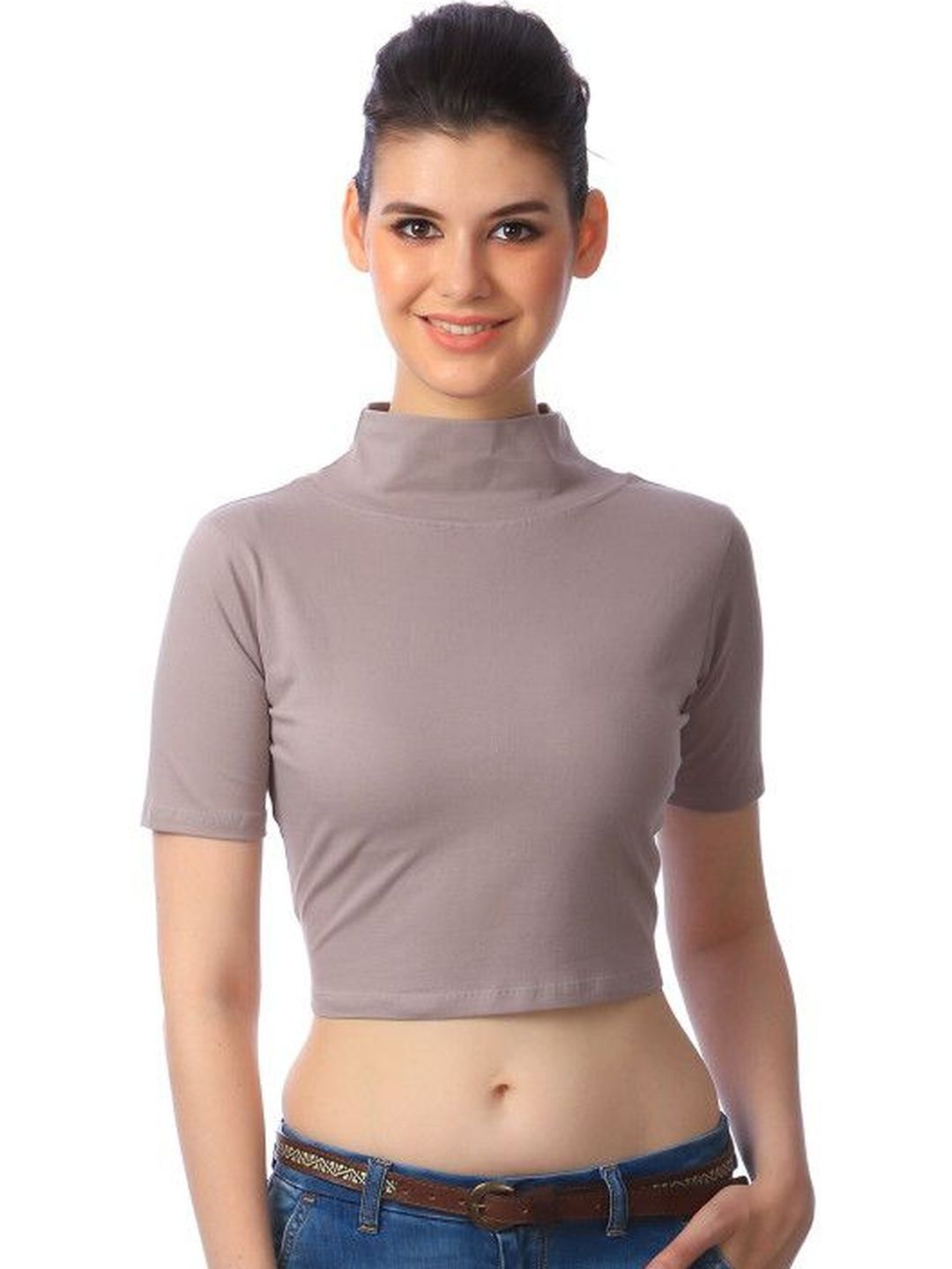 Moda Rapido Cotton Crop Top-image-22