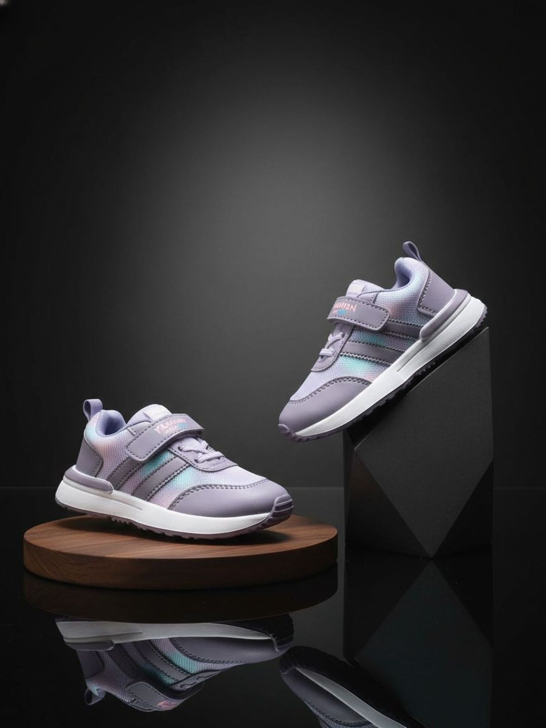 FEETWELL SHOES Girls Colourblocked Sneakers-picture-40
