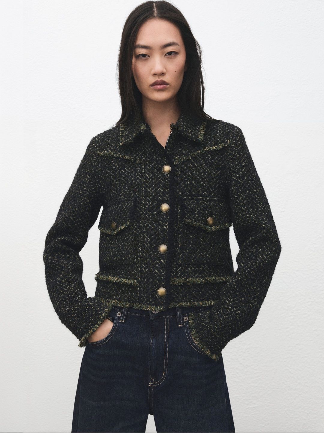 MANGO Spread Collar Tailored Jacket-picture-32